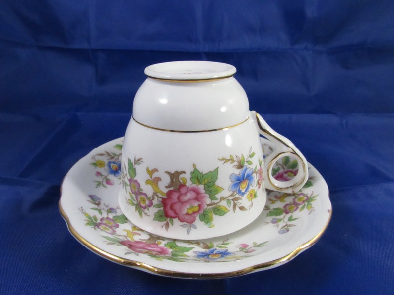 Vintage Royal Stafford Pedestal large Tea Cup and Saucer Rochester c1950 made in england image 6