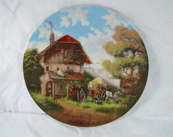 THE BLACKSMITH Seltmamn Weiden German Porcelain Art plate coa! new! mib!