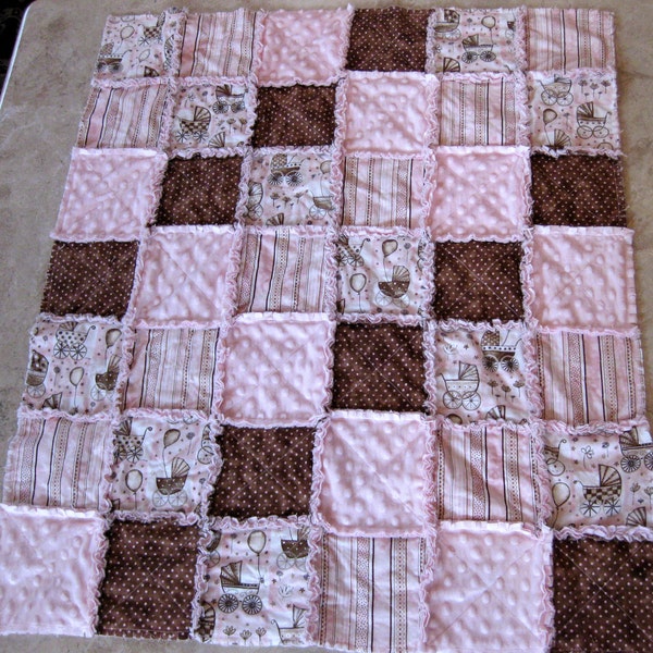 RAG Instructions Quilt Pattern make a RAG Quilt Baby Toddler Sew Easy to Make