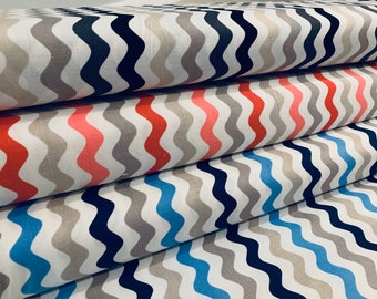 RiLEY BLAKE "WAVE" FABRiC Choose a fat quarter, 1/2 yd or 1yd of each print Brand New Fabric ADoRABLE