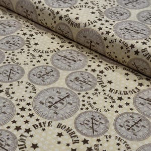 RiLEY BLAKE C3283 CREAM Cotton FABRiC Choose a fat quarter, 1/2 yd or 1yd of each print Brand New Fabric ADoRABLE