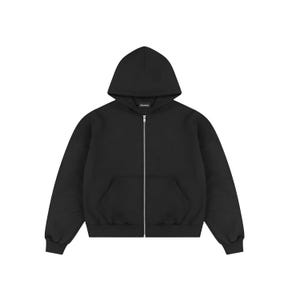 Realistic Zip Hoodie Mockup | Front and Back Apparel Template (Digital Download)