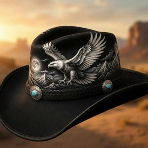 Painted Mountain Hat - Etsy