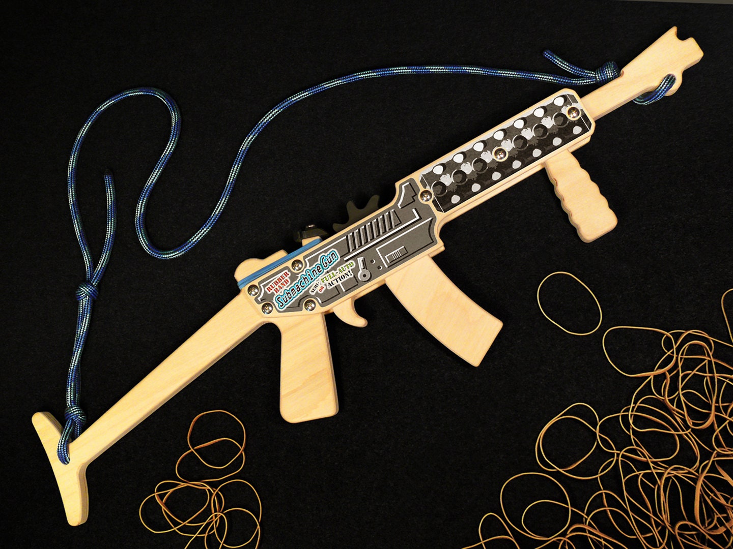 Rubber Band Gun / FullAuto Rubber Band Submachine Gun with Etsy