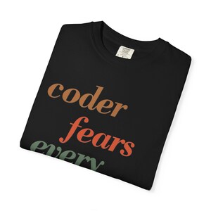 Coder Fears Every Single Commit programmer gift