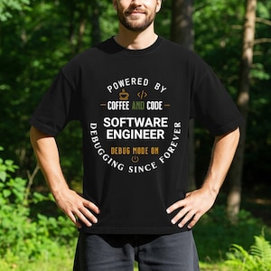 Kodningströja, rolig programmerare, mjukvaruutvecklare, felsökningsläge på, teknikgåva