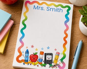 Personalized Teacher Notepad