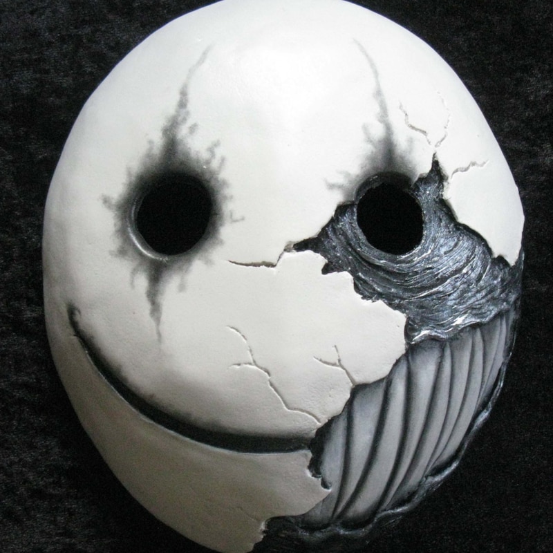 Smiling Mask Spirit Smiling Face Mask - Etsy