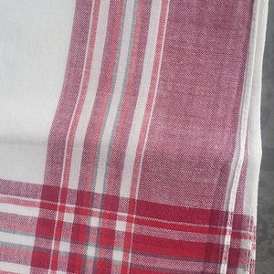 Vintage 50's cotton plaid handkerchief image 4