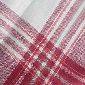 Vintage 50's cotton plaid handkerchief image 7