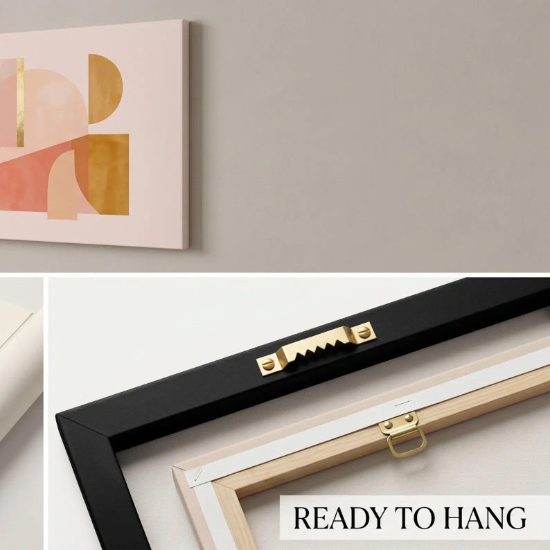 Neutral Color Abstracts Abstract Face Canvas Print, Modern Minimalist Wall Art, Neutral Colors ...