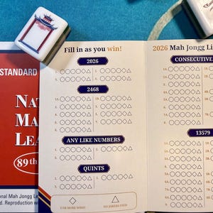 DIGITAL DOWNLOAD**- Mr. Mahj's Mahjong Line Tracker- The Winning Line