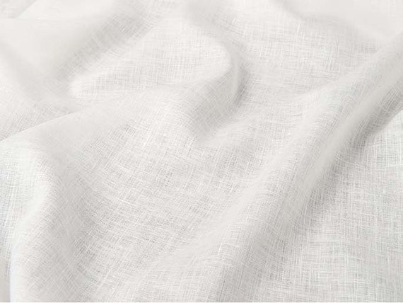 white linen fabric