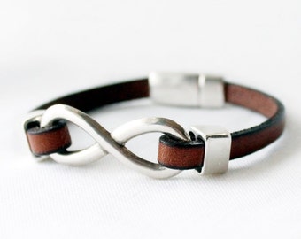 Infinity for girls,  for kid, Jewelry for Girls, kids leather bracelet, teens bracelet, son, daughter,