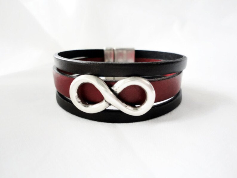 Mens Infinity Bracelet Eternity Jewelry Forever Love Etsy