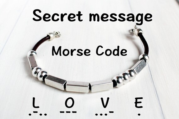Bracelet code morse homme Clearance