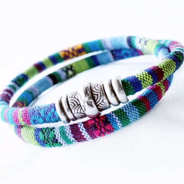 Fabric Wrap Bracelet Etsy
