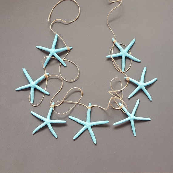 Starfish Garland Beach Wedding Garland Christmas Seashell Etsy New Zealand