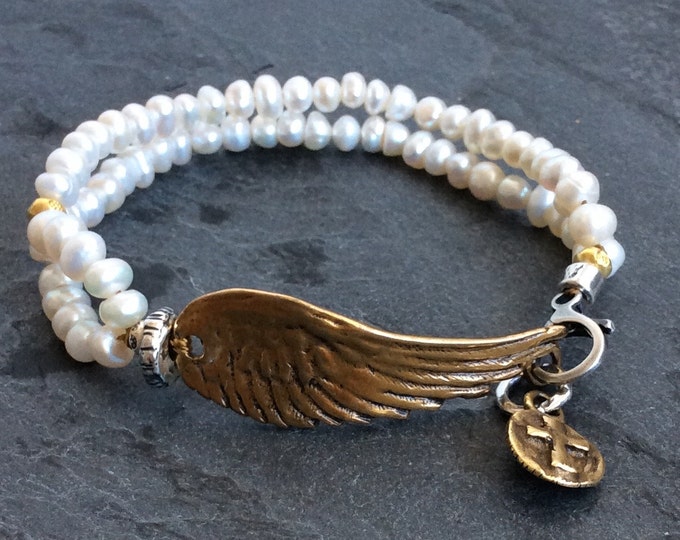 Angel wing bracelet meaning Clearance