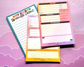 My Angry Feminist Agenda Tear-Away Notepad