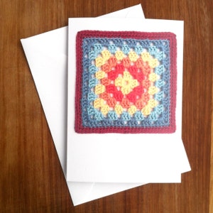 Carte de vœux crochet
