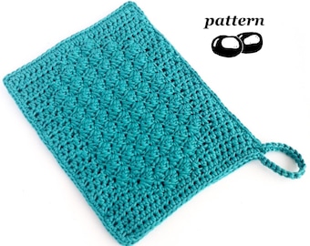 Crochet Wash Mitt Pattern / Crochet Bath Mitt Pattern / Wash Glove Washcloth / Shower Mitt / Crochet Spa Mitt / Bathroom Crochet Pattern