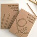 Personalised Crochet Notebook / Knitting Notebook / Personalised Notebook Jotter Notepad for Knitter / Notebook for Crocheter