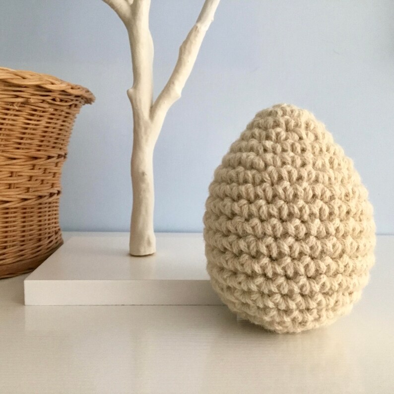 Egg Crochet Pattern / Crochet Egg Pattern / Crochet Easter Decoration Easter Crochet Pattern / Suitable for Beginners / Twig Tree Ornaments image 6