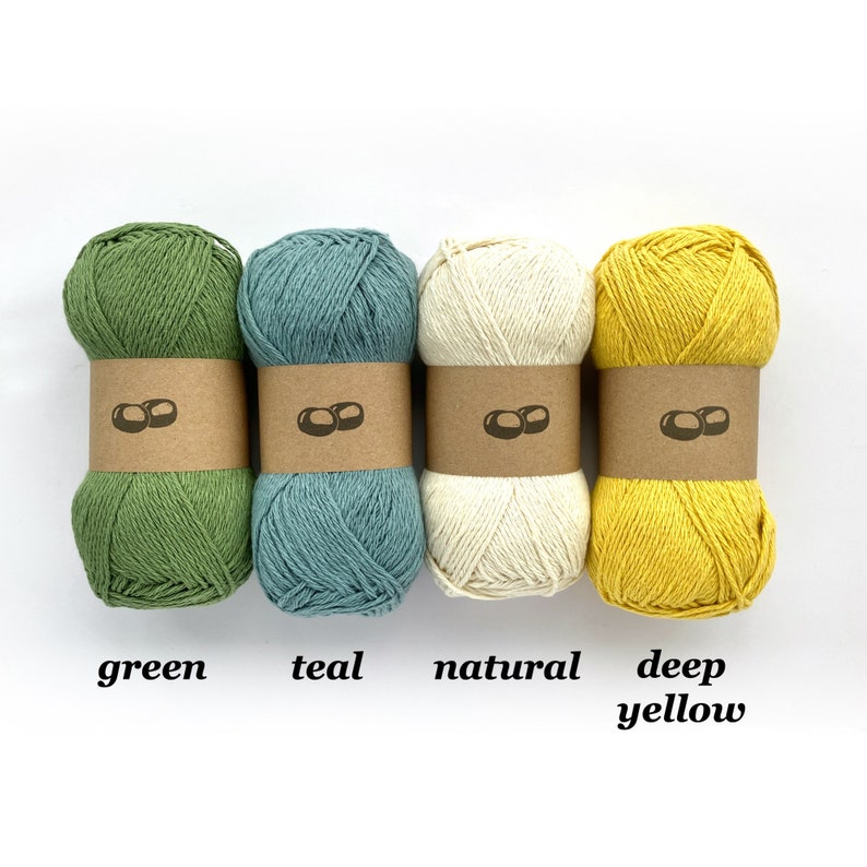 Crochet Kit / DIY Crochet Kit Dishcloth Kit / Simple Crochet Beginner Kit / Eco-friendly Sustainable Recycled Gift for Crocheter image 7