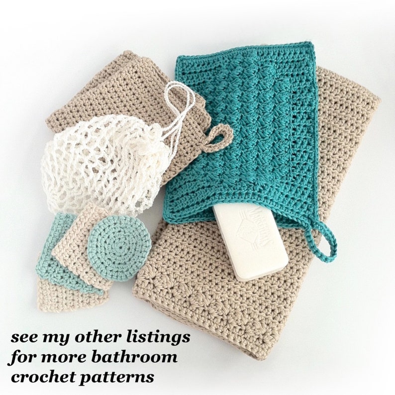 Baby Wash Cloth Crochet Pattern / Baby Bath Mitt Crochet Pattern / Child Toddler Baby / Bear Teddy / Baby Shower Crochet Gift image 7