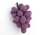 Grapes / Fruit Decor Decorations Centrepiece / Fruit Bowl / Eco-friendly Organic Fruit / Crochet Food