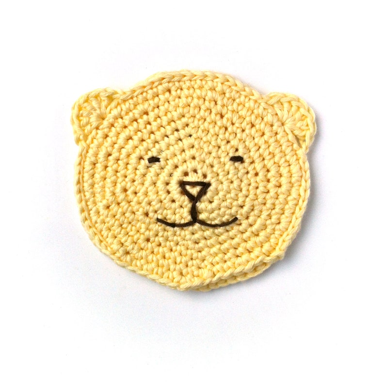 Baby Wash Cloth Crochet Pattern / Baby Bath Mitt Crochet Pattern / Child Toddler Baby / Bear Teddy / Baby Shower Crochet Gift image 6