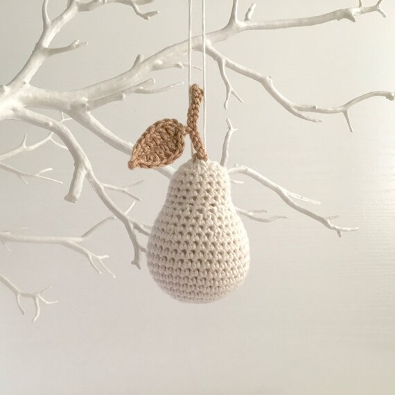 Pear Ornament Pear Christmas Tree Decoration Christmas Etsy