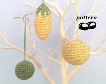 Crochet Basic Shape Patterns Minimalist Sphere Football Oval Simple Shapes / Crochet Ornaments Toys for Children