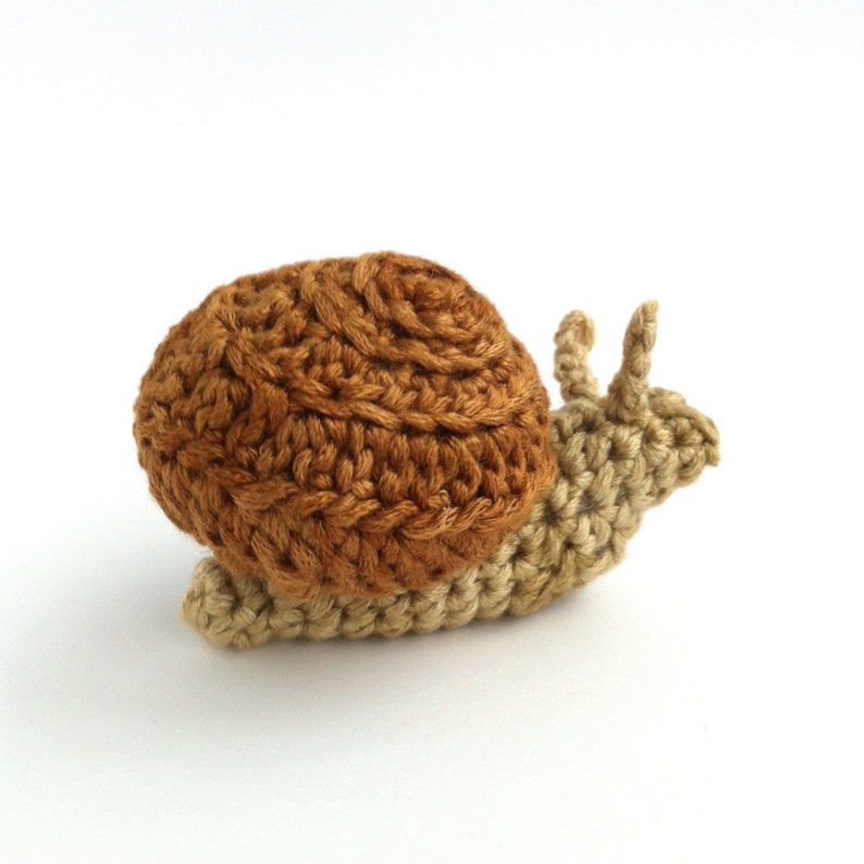 Snail Crochet Pattern / Crochet Snail Pattern / Amigurumi Snail Pattern Crocheted Snail Crochet Slug Pattern image 3