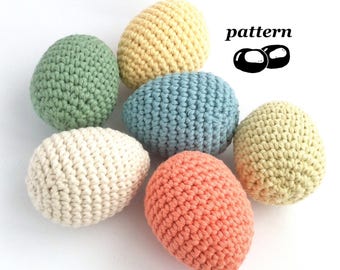 Egg Crochet Pattern / Crochet Egg Pattern / Crochet Easter Decoration Easter Crochet Pattern / Suitable for Beginners / Twig Tree Ornaments