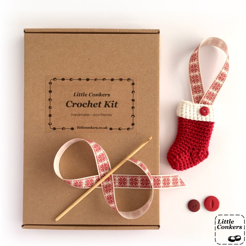 Christmas Crochet Kit / DIY Kit Craft Kit Create It Yourself Etsy UK