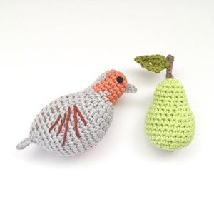 Partridge in a Pear Tree Crochet Pattern / Crochet Partridge Pattern ...