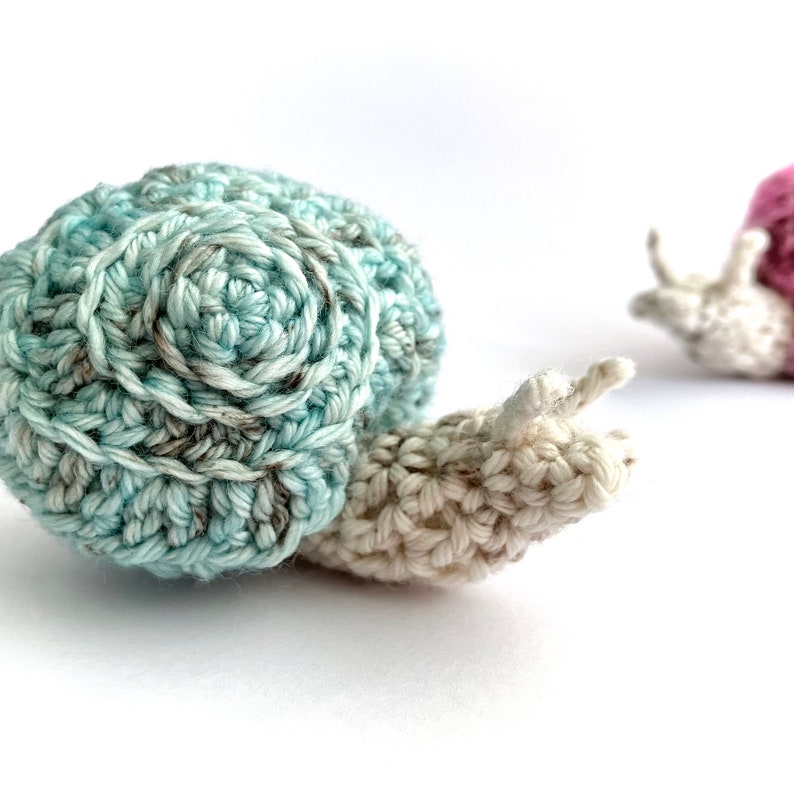 Snail Crochet Pattern / Crochet Snail Pattern / Amigurumi Snail Pattern Crocheted Snail Crochet Slug Pattern image 10