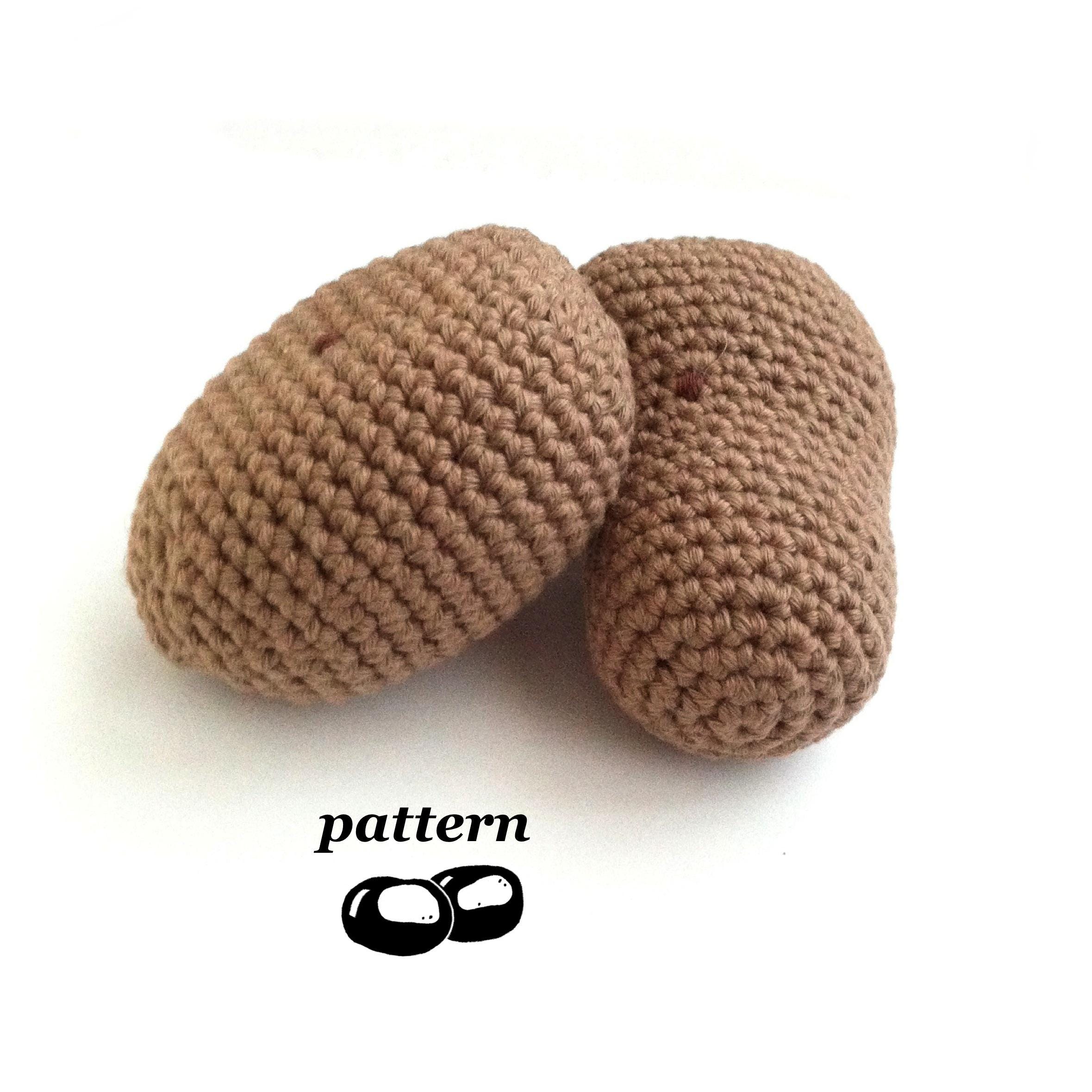 30 Potato Crochet Patterns: Spud Amigurumi, Desk Buddies, Play Food, and Clever Gag Gifts 22 Potato Crochet Pattern with Two Variations