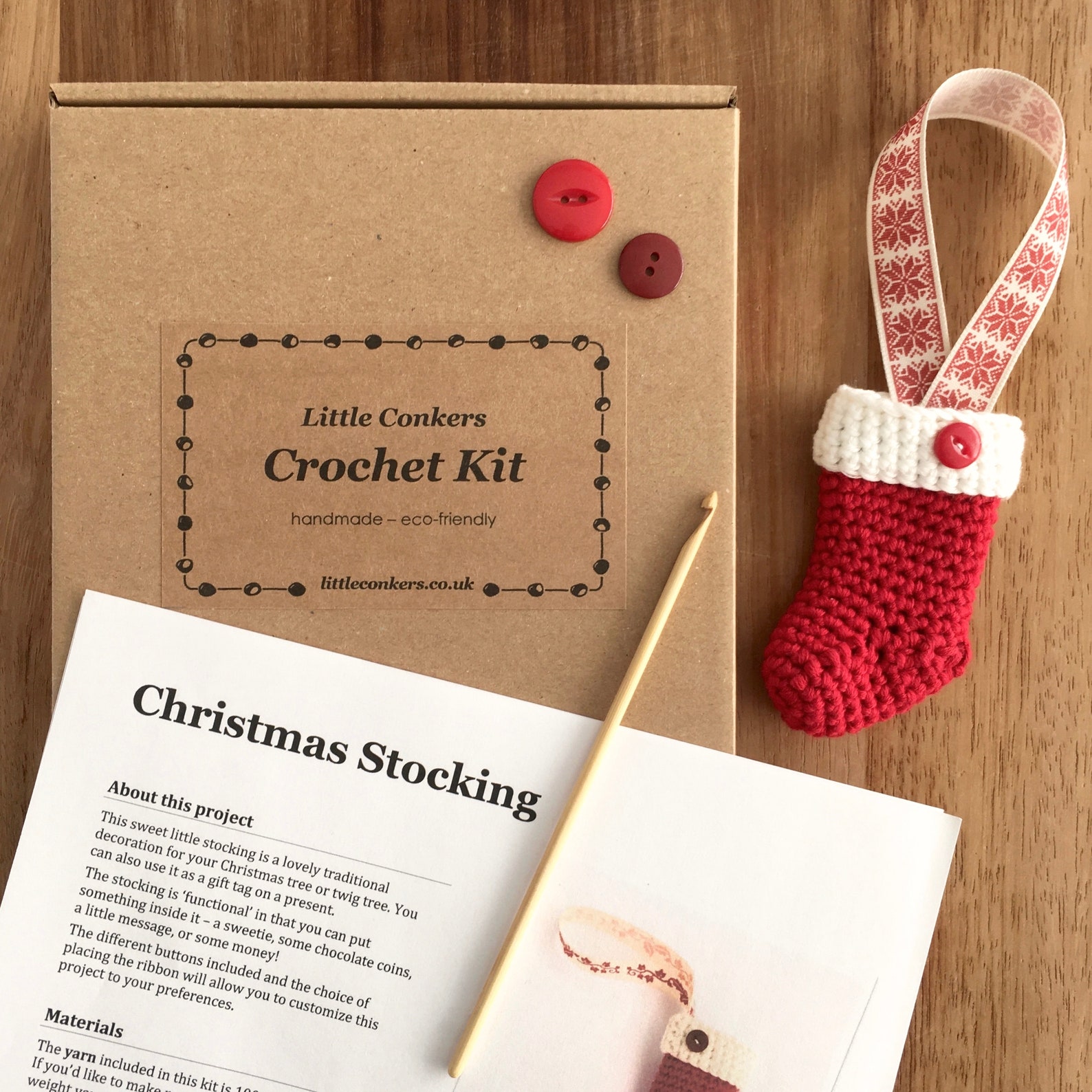 Christmas Crochet Kit / DIY Kit Craft Kit Create It Yourself Etsy UK