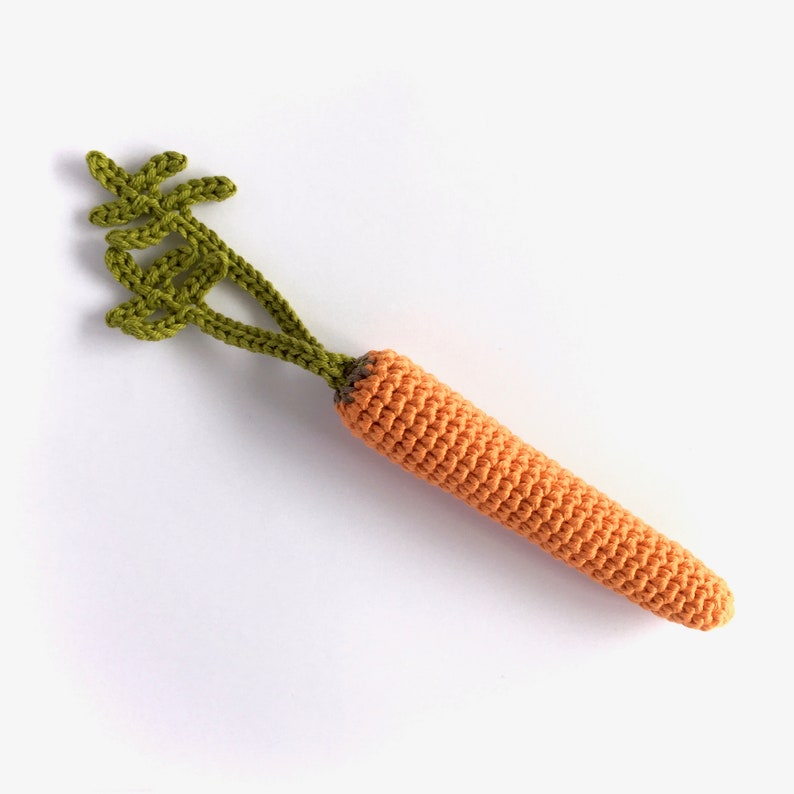 Carotte Positive Au Crochet - Légume En Tricot Mignon - Soutien émotionnel - Décoration Jouet Pour Amis Et Famille
