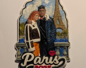 Gepersonaliseerde 3D-souvenir-/koelkastmagneten van uw foto