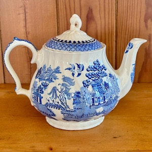 Teiera vintage Blue Willow Sadler
