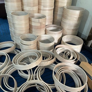 Ash Wood Drum Hoops | Steam Bent Shamanic Drum Frames for DIY Making