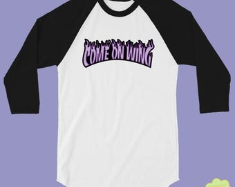 Come On Wing-uniseks raglanshirt K-Pop Fandom