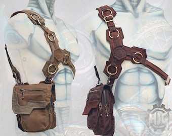 Centurion Holster Bag ~  steampunk cosplay burning man festival men's pocket holster