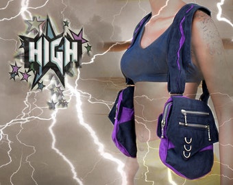Flash Holster ~ post apocalyptic festival shoulder holster pocket bag