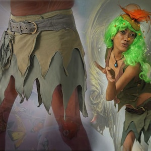 Fairy mini Skirt with Pocket pixie festival clothes