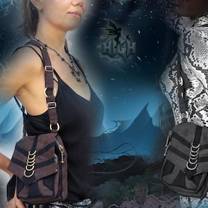 Do you love pockets ? ~ shoulder Holster Bag ~ unique alternative clothing